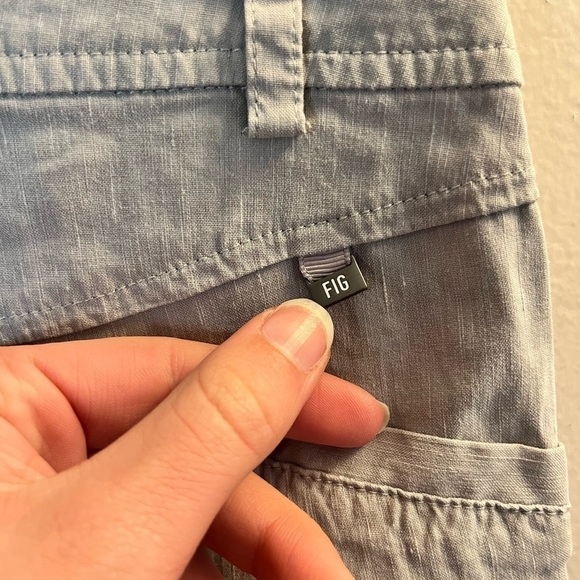 Fig Clothing Womens Tan Linen Pangs Size 4 - Picture 10 of 12